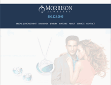 Tablet Screenshot of morrisonjewelers.net